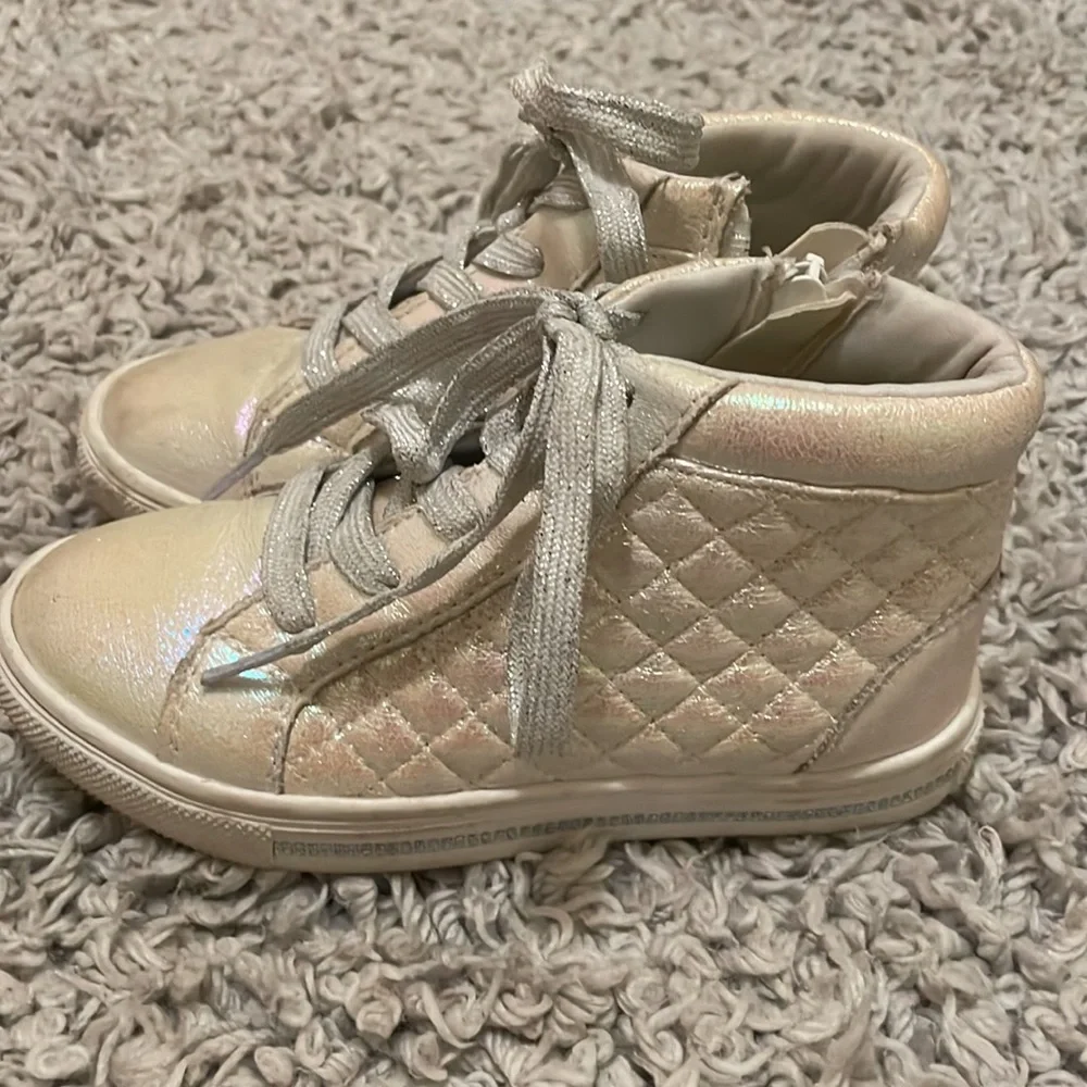 Justice High Top Sneakers, Size 12